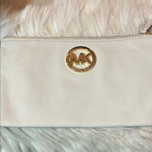 Michael Kors White Clutch